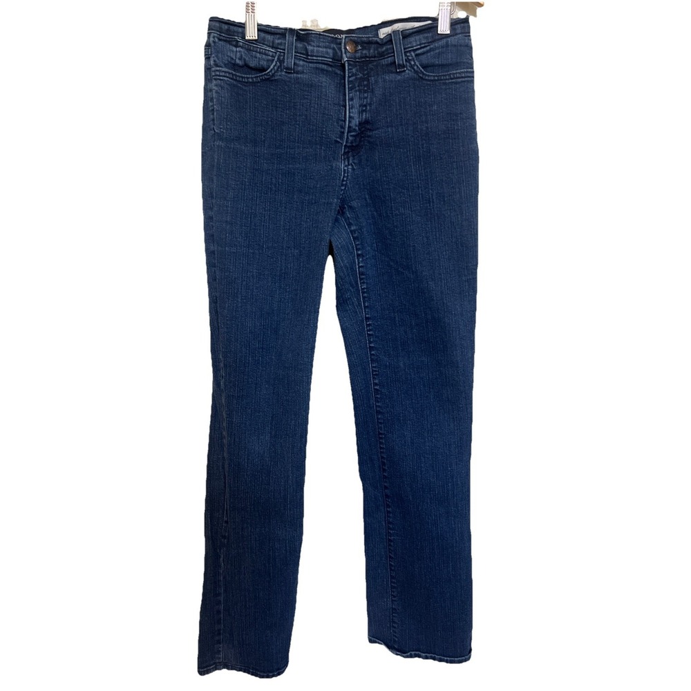 NYDJ Womens Jeans Size 6 Straight Blue Denim Stretch